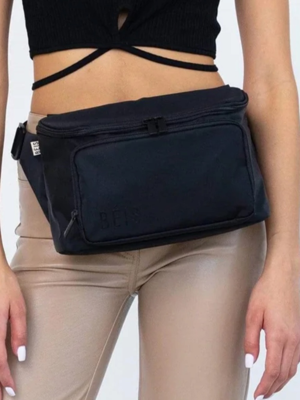 Beis The Diaper Pack Black Belt Bag